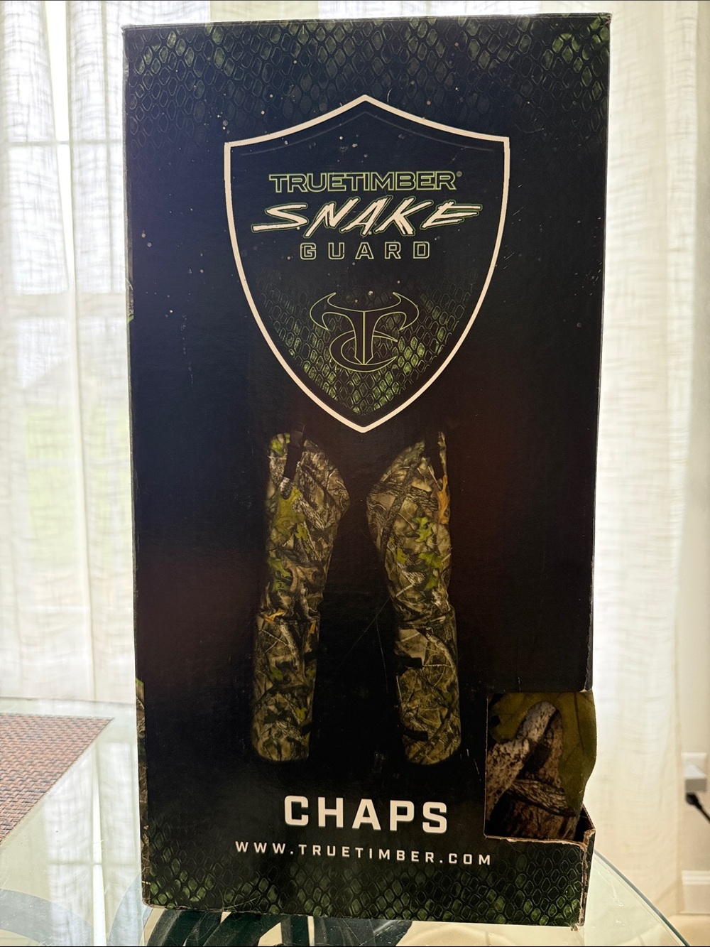 TrueTimber Snake Guard Camo Chaps - Green